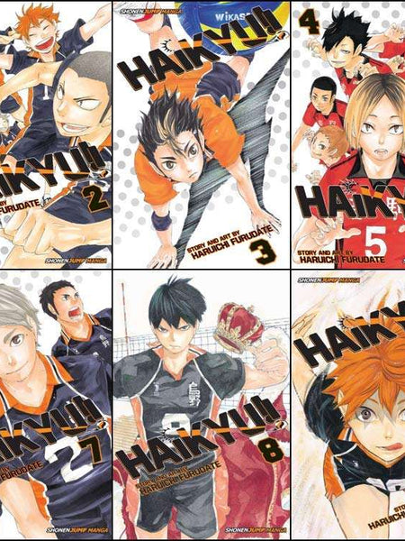Haikyu Manga Set, Vol. 1-10 by Haruichi Furudate