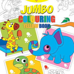 Jumbo Colouring Yellow Book for Kids  by Priyanka Verma