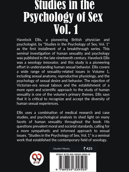 Studies in the Psychology of Sex Vol. 1 [Paperback] Havelock Ellis by Havelock Ellis