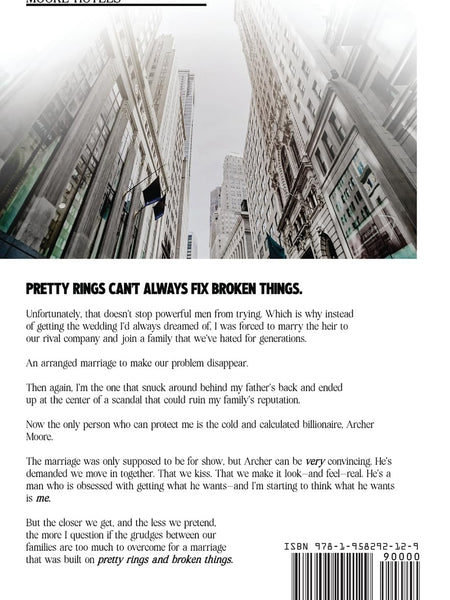 Pretty Rings and Broken Things: A Billionaire Arranged Marriage Romance (Black Tie Billionaires) by Kat Singleton