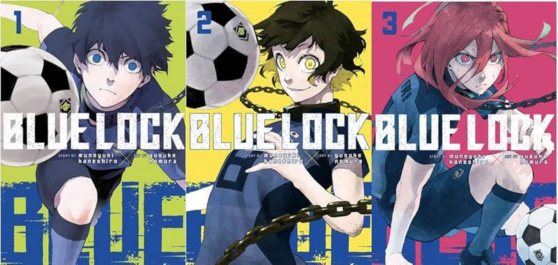 Blue Lock : Vol- 1,2,3 Manga Books 3 Books Combo