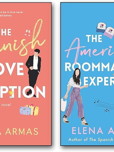 Elena armas 2 book set ( Spanish love deception, American roommate experiment)