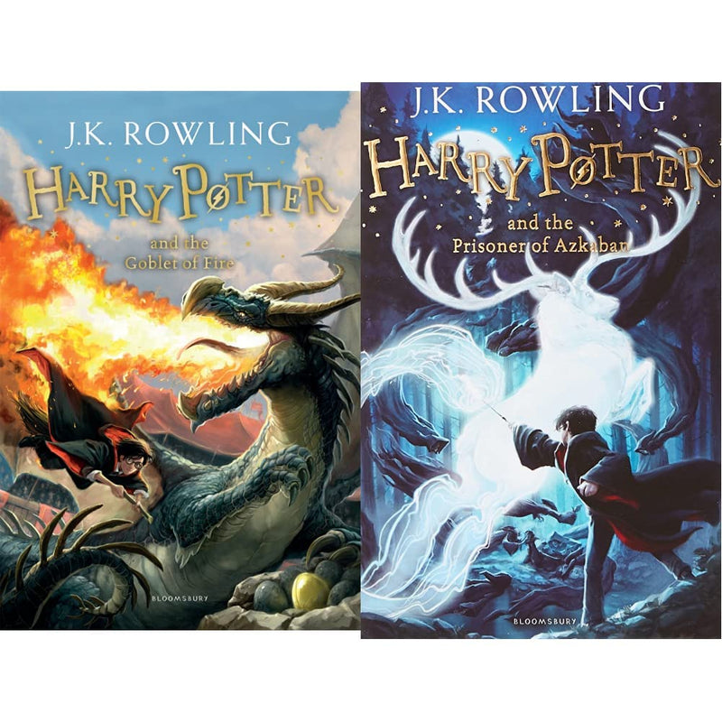 2 Book set harry potter ( And the prisoner of Askaben , And the Goblet of fire )