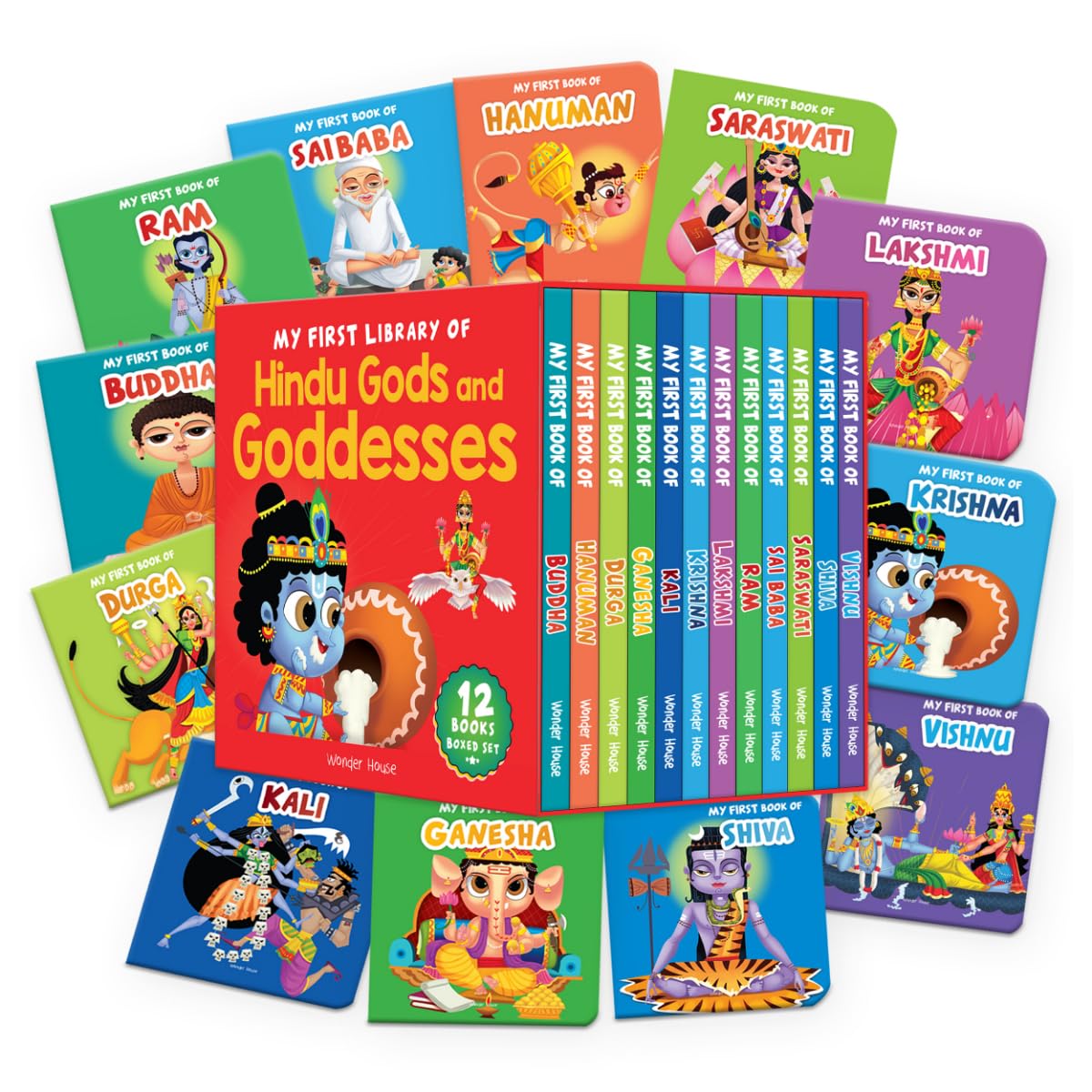 My First Library of Hindu Gods and Goddesses (Boxed Set) - Set of 12 B ...