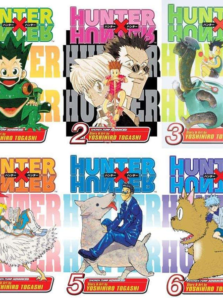 Hunter x Hunter Manga Set, Vol. 1-6 by Yoshihiro Togashi