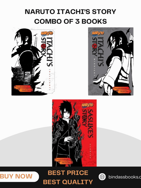 Naruto: Itachi's Story (Set of 3) Books Daylight Midnight Sunrise