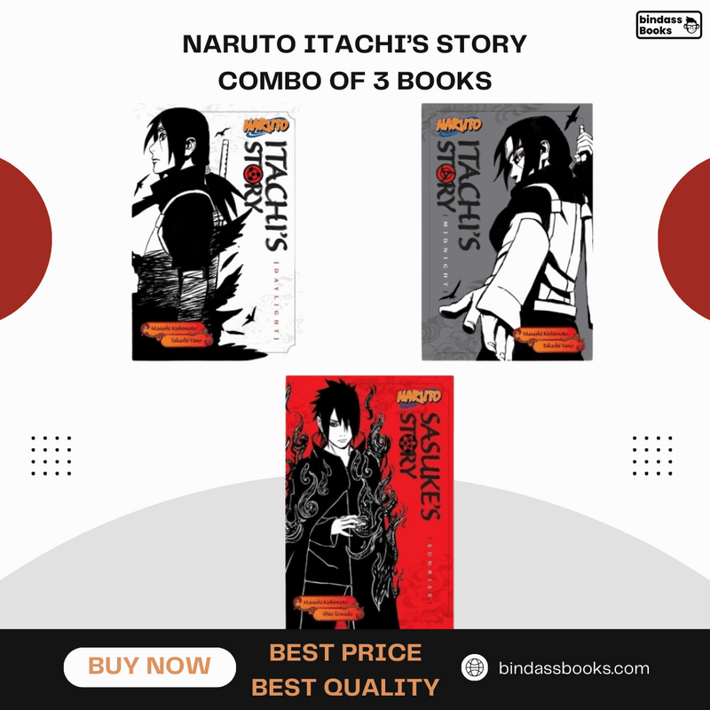 Naruto: Itachi's Story (Set of 3) Books Daylight Midnight Sunrise