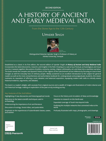 A History of Ancient and Early Medieval India, From the Stone Age to the 12th Century by Upendra Singh, 2nd Edition by Upinder Singh