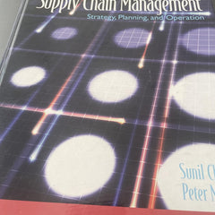 Supply Chain Management: Strategy, Planning and Operation by Sunil Chopra and Peter Meindl