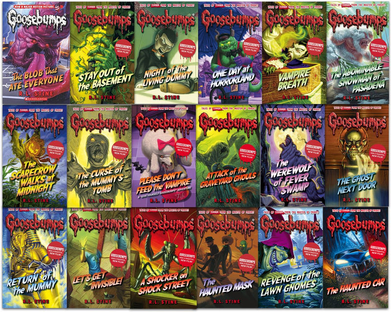 The Classic Goosebumps Series 18 Books Collection Set By R. L. Stine by R. L. Stine