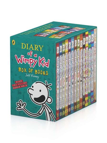 Diary of a Wimpy Kid 14 book Box Set - by Jeff Kinney
