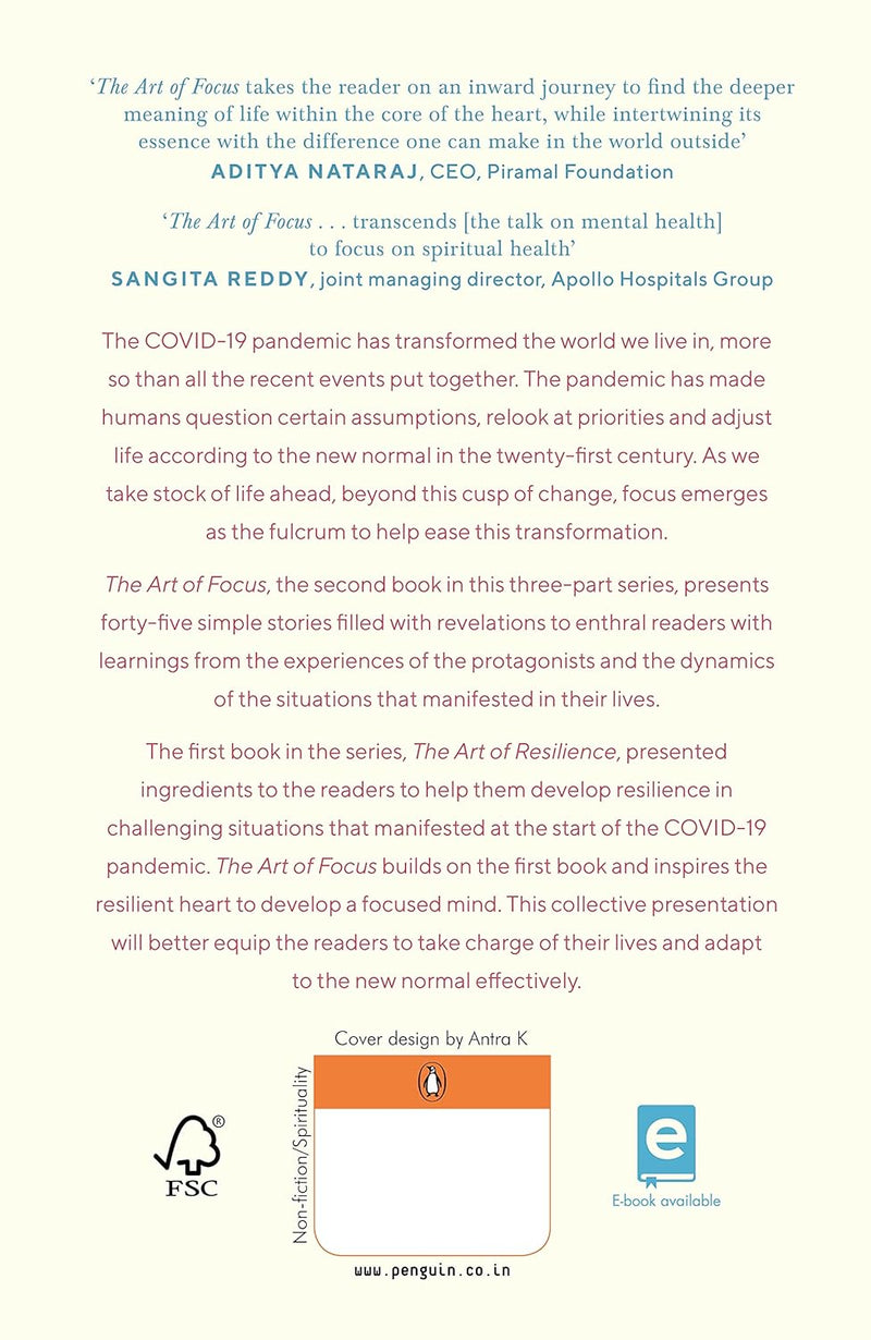 The Art of Focus: Through 40 Yoga Stories Book by Gauranga Das