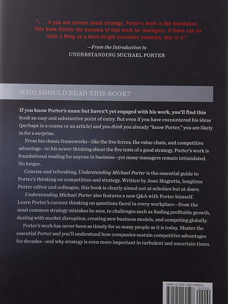 Understanding Michael Porter: The Essential Guide to Competition and Strategy by Joan Magretta