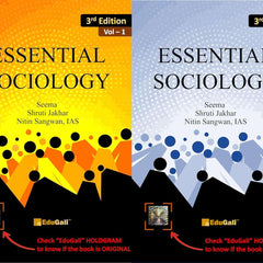 Essential Sociology 3rd ED (Two Volumes)  by IAS Nitin Sangwan, Seema ,Shruti Jakhar