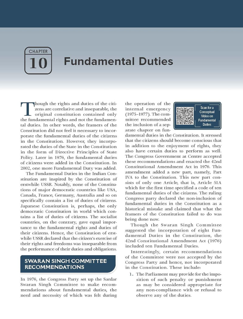 Indian Polity Courseware (English), 8e by M Laxmikanth for UPSC 2026 | 40+ Conceptual Videos | Colour eBook | Solved 13 Years Prelims PYQs (2013-25) | 12 Years Main Exam Questions | Practice Questions