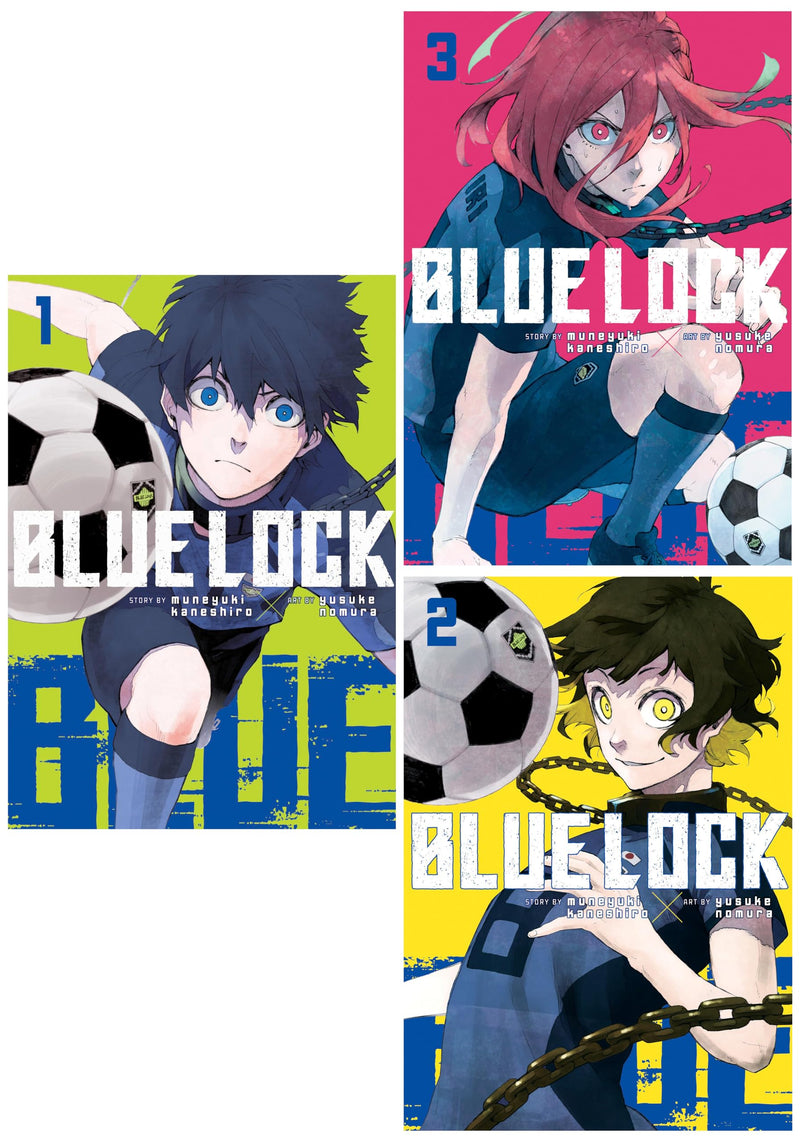 Blue Lock : Vol- 1,2,3 Manga Books 3 Books Combo