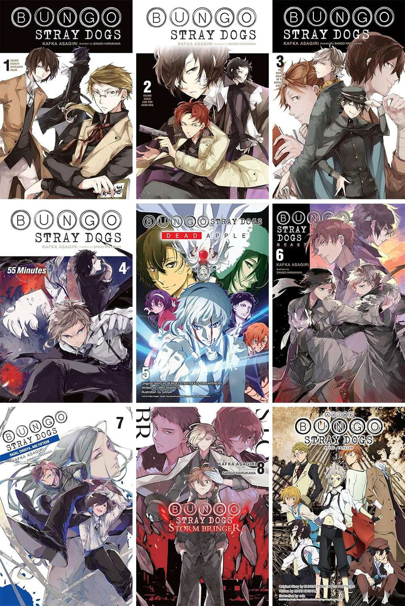 Bungo Stray Dogs, Vol. 1 -9 (light novel)  (Paperback, Asagiri Kafka)