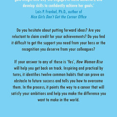 How Women Rise: Break the 12 Habits Holding You Back from Your Next Raise, Promotion, Or Job Book by Marshall Goldsmith and Sally Helgesen