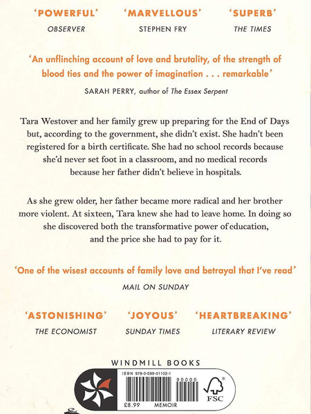 Educated : The international bestselling memoir by Tara Westover