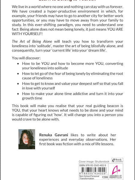 The Art of Being Alone by Renuka Gavrani