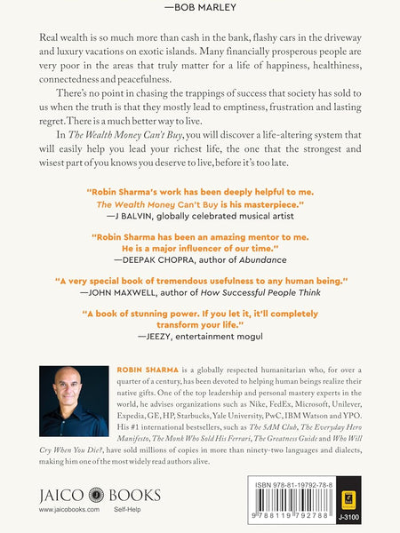 The Wealth Money Can't Buy: The 8 Hidden Habits to Live Your Richest Life Paperback – 9 April 2024 by Robin Sharma