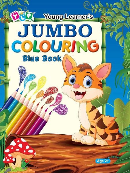 Jumbo Colouring Blue Book by Young Learner