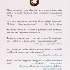 Competitive Strategy: Techniques for Analyzing Industries and Competitors by Michael E. Porter