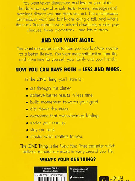 The One Thing by Gary Keller
