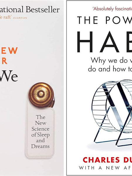2 Book Set Why We Sleep + The Power of Habit