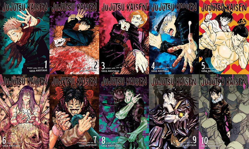 Jujutsu Kaisen Manga Vol. 0-10 Book Set