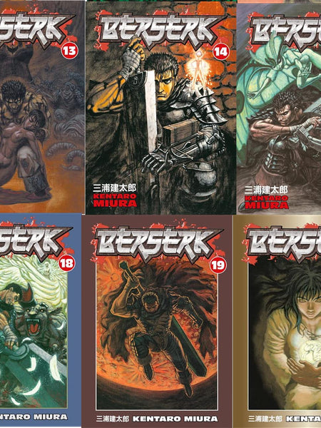 Berserk Volume 1-20 Collection By Kentaro Miura manga Collection set
