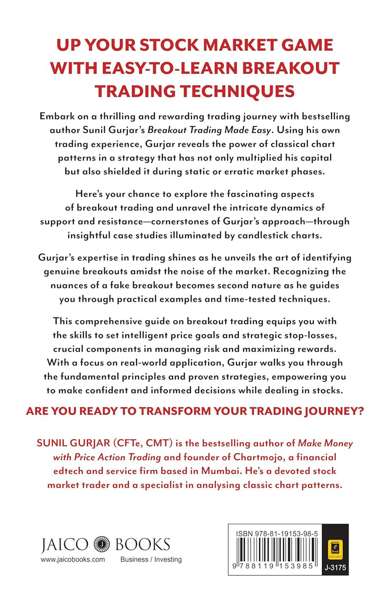 Breakout Trading Made Easy: Maximize Your Profits with Simple Price Action Strategies by Sunil Gurjar