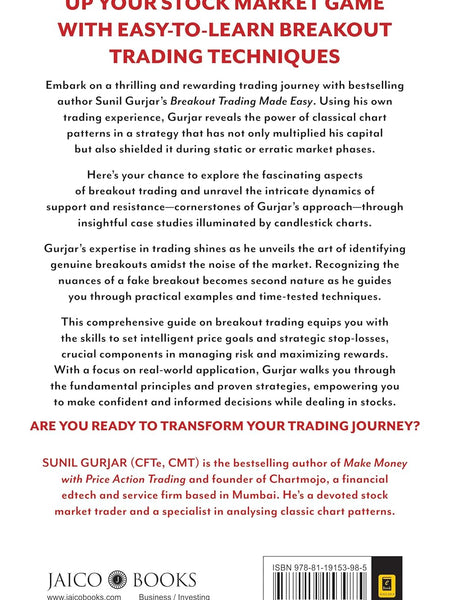 Breakout Trading Made Easy: Maximize Your Profits with Simple Price Action Strategies by Sunil Gurjar