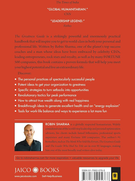 The Greatness Guide Book By Robin Sharma
