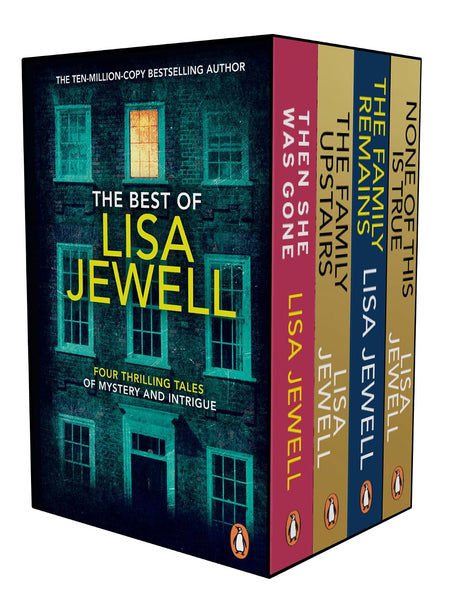 Lisa Jewell’s 4 Books Box Set | Then She Was Gone, The Family Upstairs, The Family Remains & None of This Is True | Psychological Thriller Collection (Paperback)