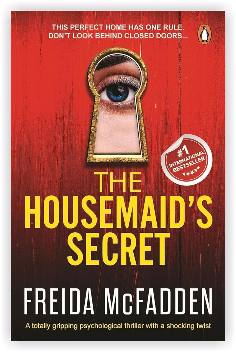 By Freida McFadden 4 Books Collection set: The Housemaid, The Housemaid's Secret, The Locked Door & The Inmate