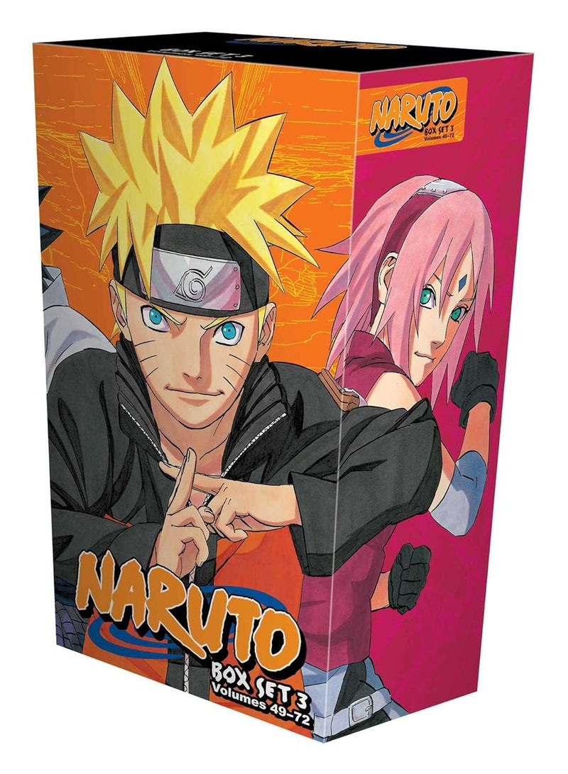 Naruto Box Set 3 Vol: 49-72 by Masashi Kishimoto