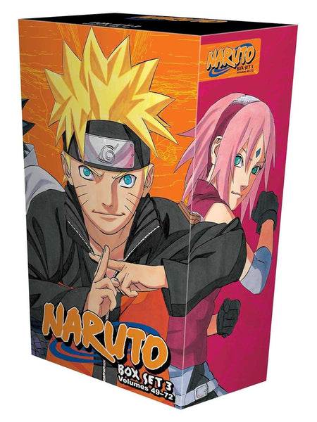 Naruto Box Set 3 Vol: 49-72 by Masashi Kishimoto