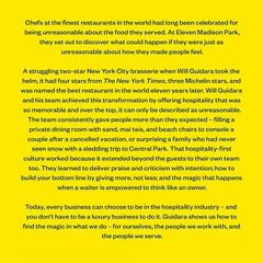 Unreasonable Hospitality: The Remarkable Power of Giving People More Than They Expect by Will Guidara