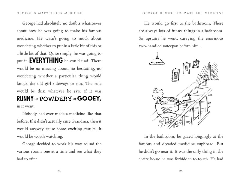 George's Marvellous Medicine by Roald Dahl (Author), Quentin Blake (Illustrator)