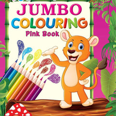 Jumbo Colouring Pink Book by Young Learner