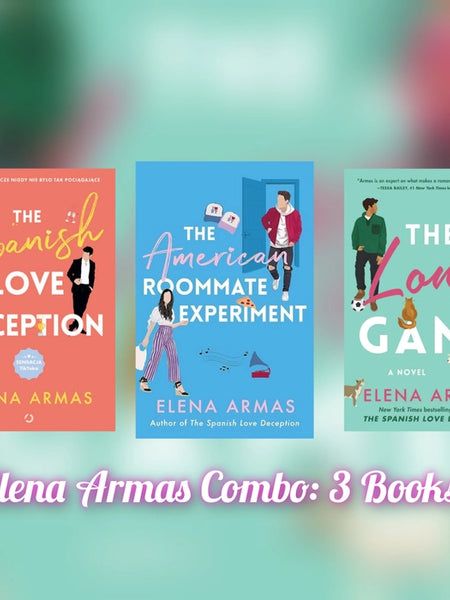 Elena Armas Combo: 3 Books Spanish love deception , the American room mate experiment and Long Game