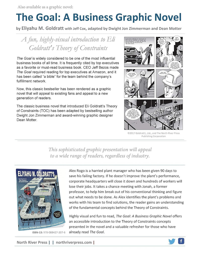 The Goal: A Process of Ongoing Improvement by Eliyahu M. Goldratt