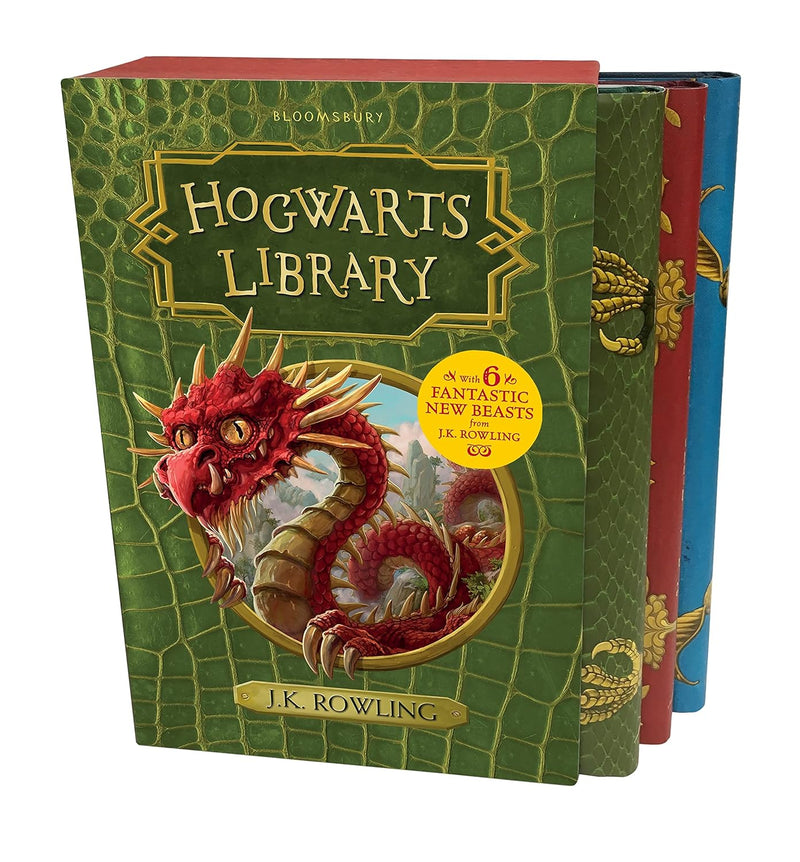 The Hogwarts Library Box Set : Quidditch, Fantastic Beasts, Beedle the Bard (3-Book Collection) by J.K. Rowling