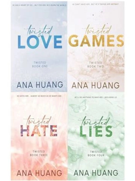 Anu huang Twisted 4 Book Set : Twisted love, Twisted Games, Twisted Hate, Twisted Lies