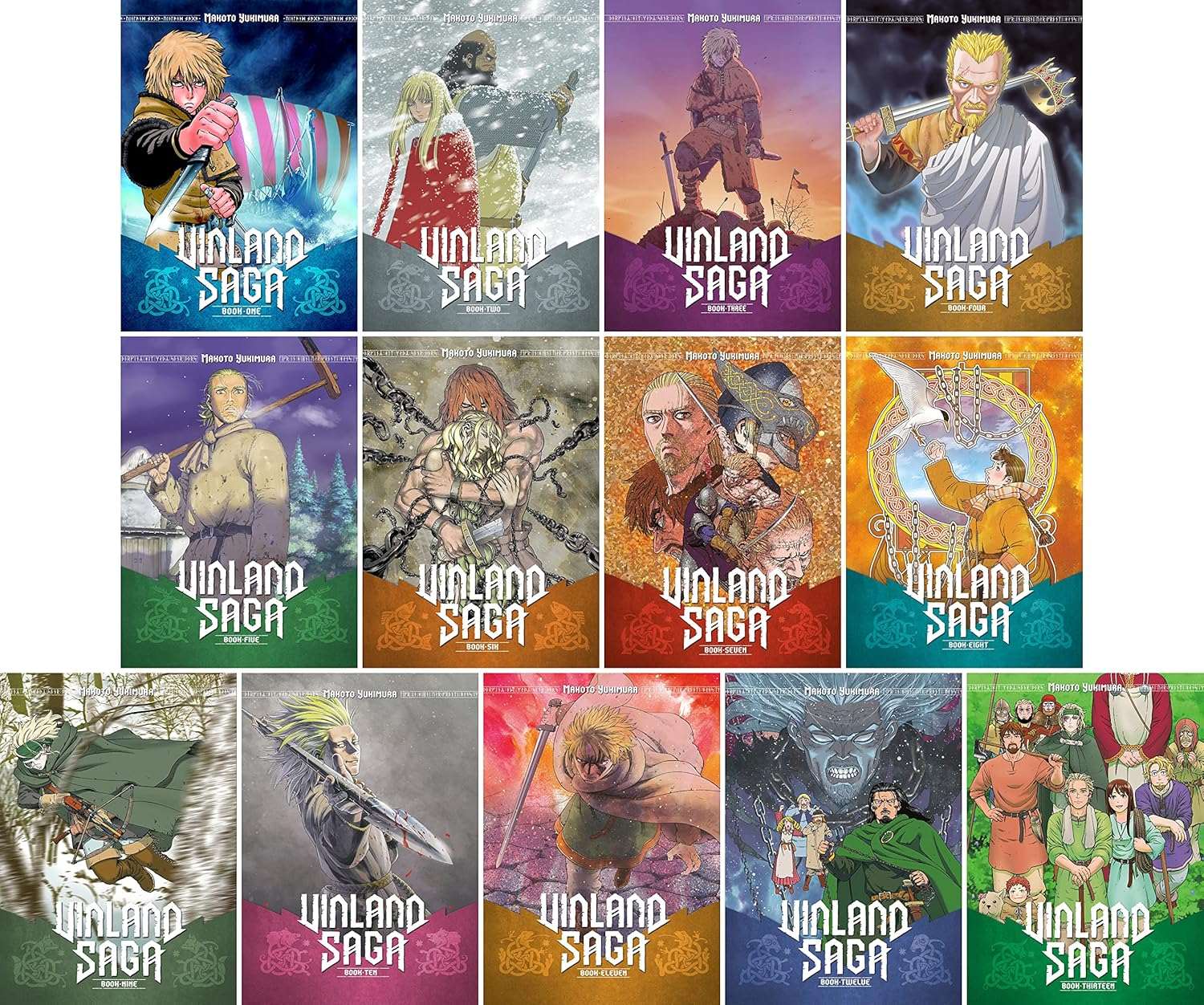 Vinland Saga Manga Set, Volumes 1-13 by Makoto Yukimura – Bindass