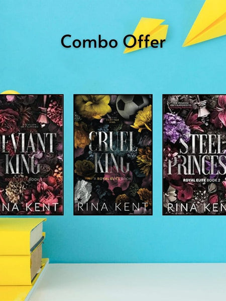 Deviant King + Steel Princess + Cruel King (Royal Elite Series) By Rina Kent Combo