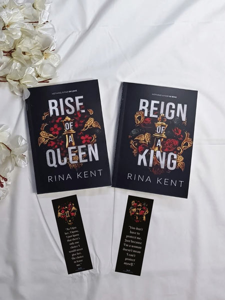 Kingdom Duet Series ( Reign of a King, Rise of a Queen) by Rina Kent combo