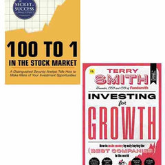 2 Book Set Collection 100 to 1 in the Stock Market + Investing for Growth