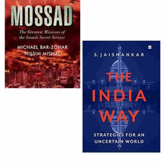 2 Book Set Collection Mossad + The India Way